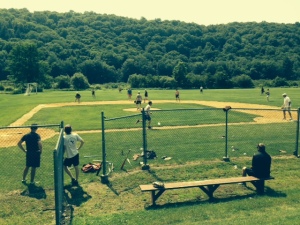An afternoon softball game provides some great entertainment each year